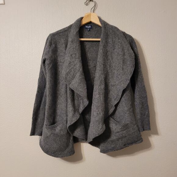 Splendid Womens‎ Sweater Size XS 100% Cashmere Grey Cardigan Soft Fall Winter - Picture 1 of 7